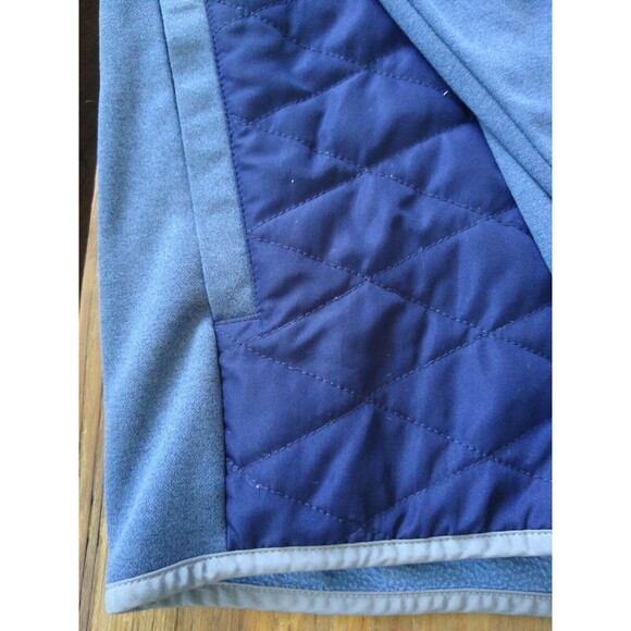 Callaway Men’s Blue Quilted Zip Golf Soft Shell Fleece Jacket Sz XL Sporty Soho - Picture 4 of 5